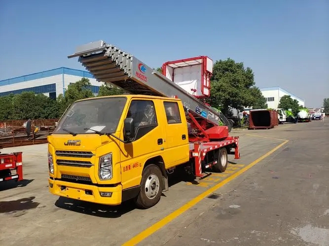 连云港赣榆附近云梯车出租 砂石搬运