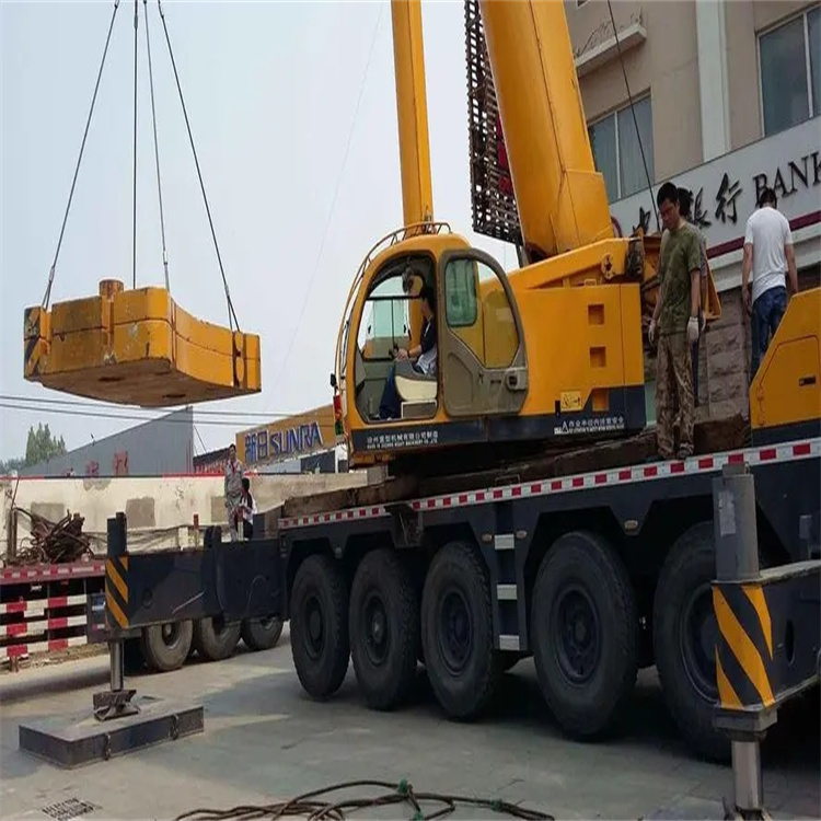 连云港赣榆当地吊车出租|机器吊装|75吨|工厂搬迁服务